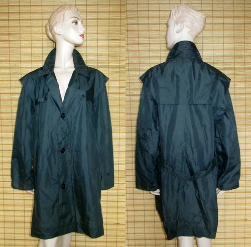 Blauer regenmantel raincoat - -,