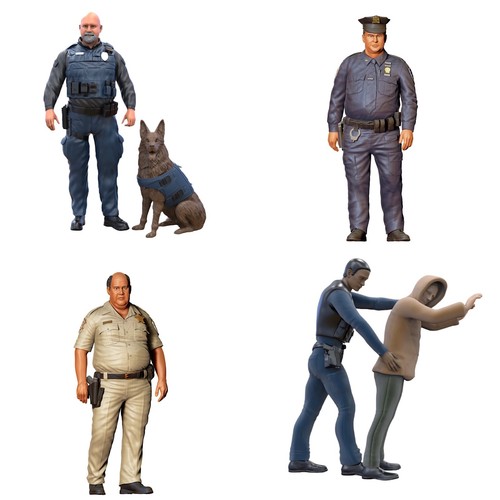 Polizisten amerika figuren - amerika,