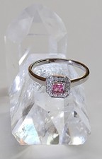 Saphir diamantring - &,