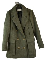 ZARA Basic grüner Trenchcoat