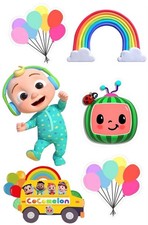 Cocomelon Tortenaufleger Cocomelon Torte  Geburstag  Tortendeko