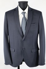 Wormland dunkelblaues Sakko Gr.52/L Polyester Viskose Elasthan Top Zustand