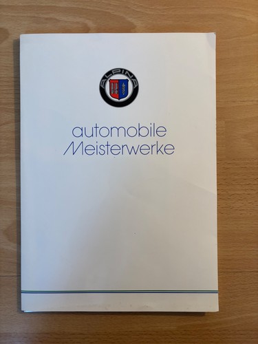Pressemappe bmw alpina bi - b,