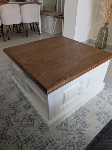 Massivholz couchtisch eiche - couchtisch,