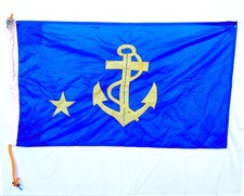 origina Flagge Schiffe & Boote d. DDR NVA Volksmarine Konteradmiral 105 x 58 cm