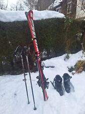 Herren Skiausrüstung - Völkl CarvingSki, Skischuhe CrossTiger Steel, 2 Skistöcke