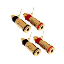 4 x Dynavox Einbaubuchsen Set