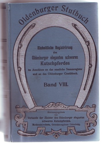 Oldenburger stutbuch band - ,