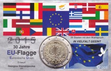 2 Euro BRD 2015 DE 267 * 30 Jahre EU-FLAGGE * + CoinCard