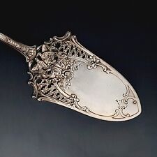 Tortenheber Pastetenheber 800 Silber   floral Figuren Haus alt antik Tauben