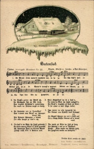 Lied günther anton - ak, günther,