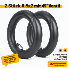 2x E-Scooter Schlauch 8.5 Zoll (8½×2) für Xiaomi M365 Pro Mi 3 – 45 Grad Venti