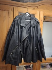 Damenkunstlederjacke im