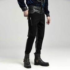 Punk rave coated mix pants - rave,
