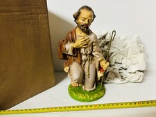 Giuseppe Krippe Pappmache Jahre ’80 Vintage Selten Rarität’