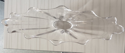 Große vintage glasschale - große,