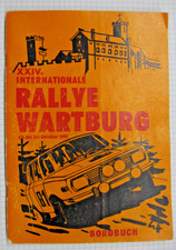 24.WARTBURG Rallye 1981  Original BORDBUCH -  RAR ITÄT nur für Teilnehmer 841
