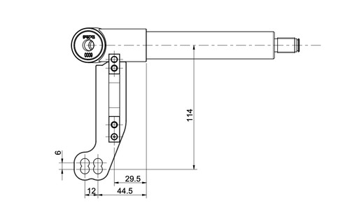 Achsschenkel rechts 25mm mit - achsschenkel,