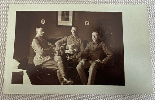 Foto postkarte dreier - foto, soldaten
