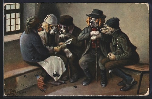 Künstler arthur thiele - künstler-ak,