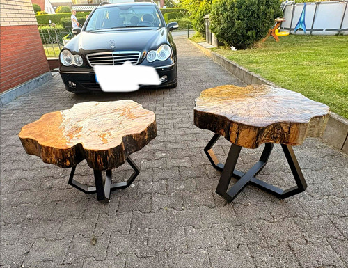 Couchtisch baumscheibe - couchtisch,