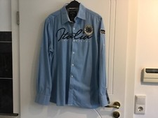 SQUADRA STANGATA HERRENHEMD S.Baldassare Langarm Gr. L blau-weiß Kariert