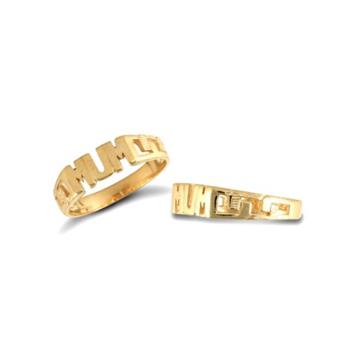 9ct gelbgold schlichter mum - 9ct,