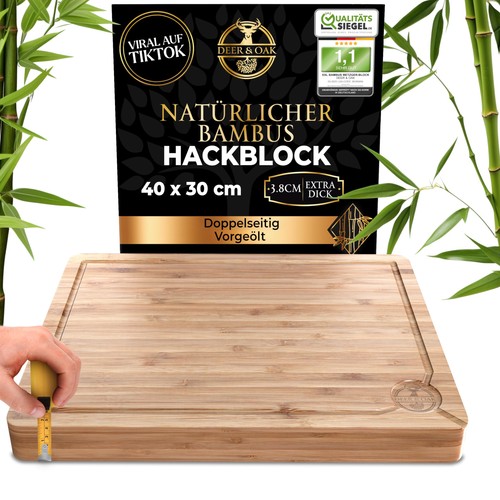 Vorgeölter hackklotz - vorgeölter,