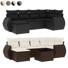 6/7-tlg. Garten-Sofagarnitur