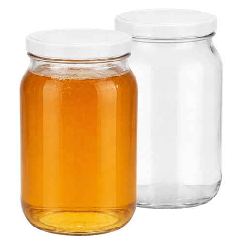 Gläser 900ml mit deckel - deckel, set