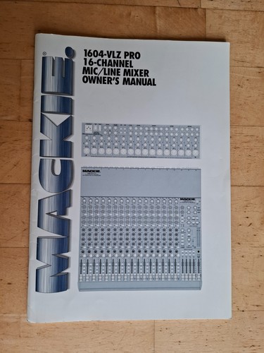 Mackie 1604 vlz pro - mackie,