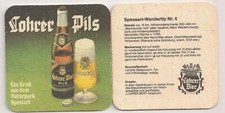Lohrer-Bier - alter Bierdeckel