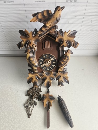 Vintage deutsche kuckucksuhr - vintage,