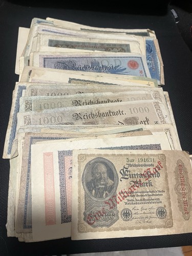 Lot sammlung reichsbanknoten - sammlung,