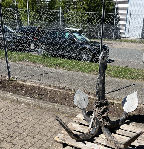 Großer schiffsanker aus - großer,