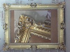 BILDERRAHMEN GOLD WEIß DUAL