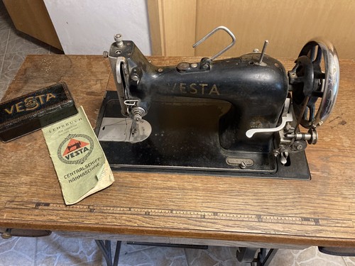 Antike nähmaschine vesta - nähmaschine,