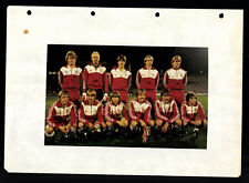 Nationalmannschaft Dänemark Kicker Mannschaftsbild Sign. Lerby, Olsen ## G 41495