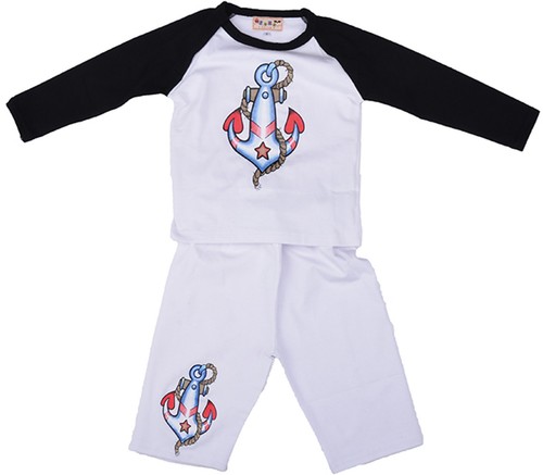 Cute retro anchor sailor anker - retro,