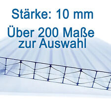 Polycarbonat Hohlkammerstegplatten 10mm Feste Doppelstegplatte Gewächshausplatte