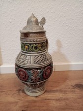 Vintage Steinzeugkrug mit