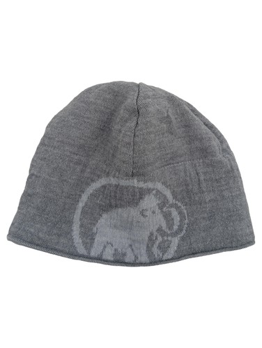 Mammut beanie mütze grau logo - mammut,