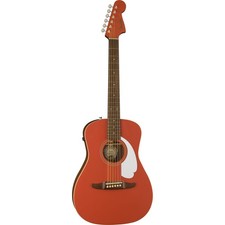 Fender Malibu Player WN Fiesta Red - Westerngitarre