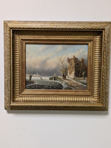 ölgemälde winterlandschaft - Ölgemälde,