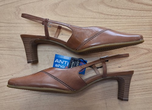 Riemchen pumps leder braun - leder, gr