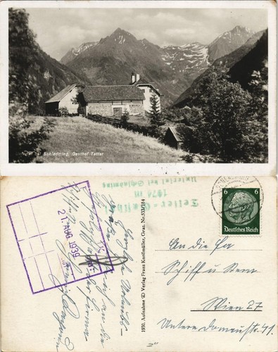 Ansichtskarte schladming - ansichtskarte,