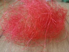 Bastelbedarf Flachshaar rot