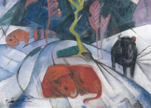 Postkarte kunstkarte franz - /, kunstkarte: