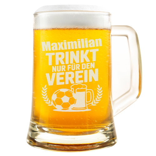 Bierkrug fußball verein - fußball,