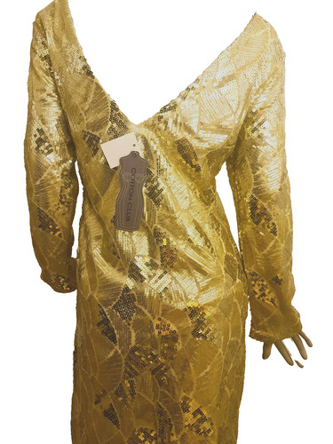 Disco pailletten kleid - pailletten-kleid, 38/40